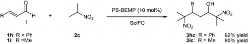 Scheme 1. Zinc triflate catalyzed synthesis of benzoxazole derivative.