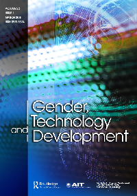 Cover image for Gender, Technology and Development, Volume 22, Issue 1, 2018