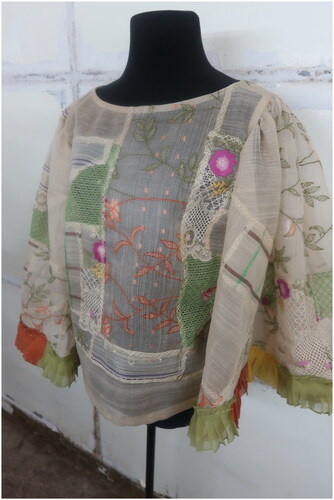 Figure 12 Designer Patis Tesoro’s piña blouse with embroidery and applique.