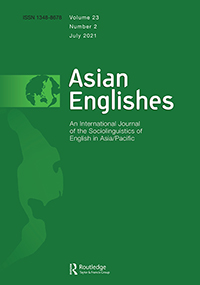 Cover image for Asian Englishes, Volume 23, Issue 2, 2021