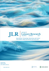 Cover image for Journal of Leisure Research, Volume 54, Issue 5, 2023
