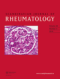 Cover image for Scandinavian Journal of Rheumatology, Volume 48, Issue 3, 2019