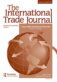 Cover image for The International Trade Journal, Volume 32, Issue 1, 2018