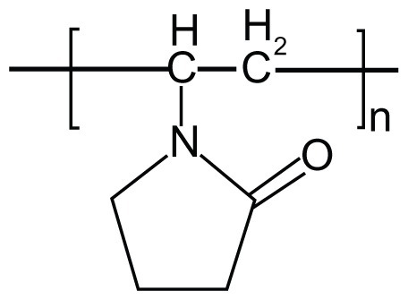 Figure 4B Molecular structure of PVP.