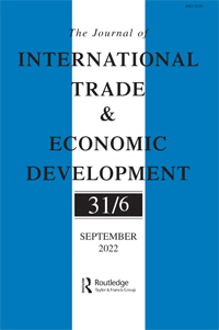 Cover image for The Journal of International Trade & Economic Development, Volume 31, Issue 6, 2022