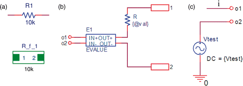 Figure 4. Diagnosis model of the faulty resistor.