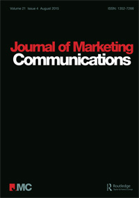 Cover image for Journal of Marketing Communications, Volume 21, Issue 4, 2015