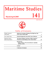 Cover image for Australian Journal of Maritime & Ocean Affairs, Volume 2005, Issue 141, 2005