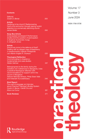 Cover image for Practical Theology, Volume 146, Issue 1, 2005