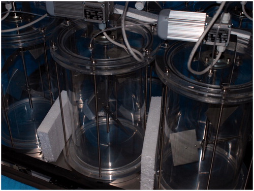 Figure 1. The mini reactors used in the research.