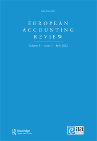 Cover image for European Accounting Review, Volume 31, Issue 3, 2022