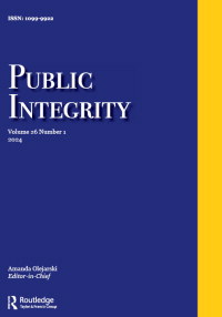 Cover image for Public Integrity, Volume 26, Issue 1, 2024