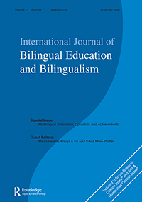 Cover image for International Journal of Bilingual Education and Bilingualism, Volume 21, Issue 7, 2018