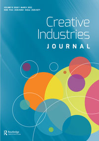 Cover image for Creative Industries Journal, Volume 15, Issue 1, 2022