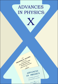 Cover image for Advances in Physics: X, Volume 7, Issue 1, 2022