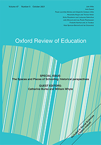 Cover image for Oxford Review of Education, Volume 47, Issue 5, 2021