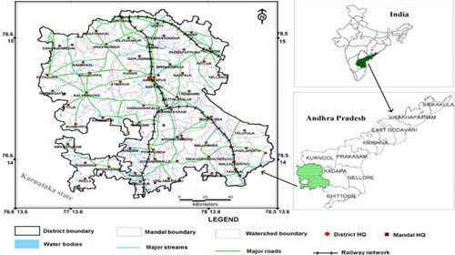 Figure 1. Location of Anantapur district.Source: http://anantapur.gov.in/.