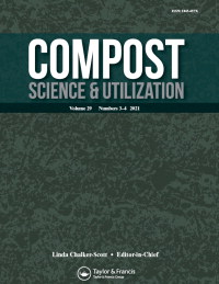 Cover image for Compost Science & Utilization, Volume 29, Issue 3-4, 2021