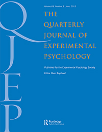 Cover image for The Quarterly Journal of Experimental Psychology, Volume 68, Issue 6, 2015