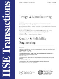 Cover image for IISE Transactions, Volume 53, Issue 11, 2021