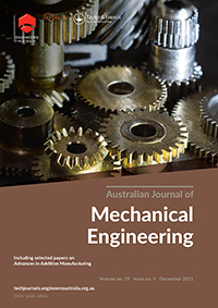 Cover image for Australian Journal of Mechanical Engineering, Volume 19, Issue 5, 2021