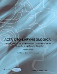 Cover image for Acta Oto-Laryngologica, Volume 143, Issue 7, 2023