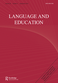 Cover image for Language and Education, Volume 29, Issue 5, 2015