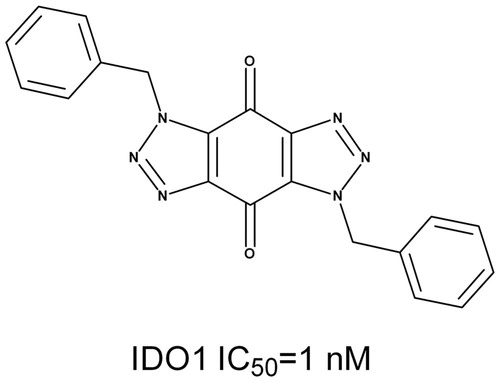 Figure 1. The chemical structure and the IC50 value of Roxyl-WL against IDO1.