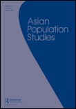 Cover image for Asian Population Studies, Volume 9, Issue 2, 2013