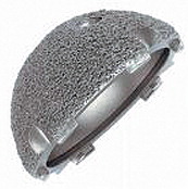 Figure 21.  Mallory-Head® cup Dome-holes (Biomet Inc).