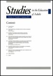 Cover image for Studies in the Education of Adults, Volume 41, Issue 2, 2009
