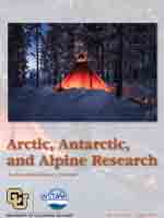 Cover image for Arctic, Antarctic, and Alpine Research, Volume 45, Issue 3, 2013