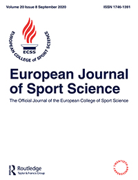 Cover image for European Journal of Sport Science, Volume 20, Issue 8, 2020