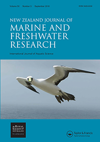 Cover image for New Zealand Journal of Marine and Freshwater Research, Volume 50, Issue 3, 2016
