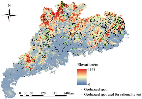 Figure 6. Geohazard distribution in Guangdong Province. Source: Author