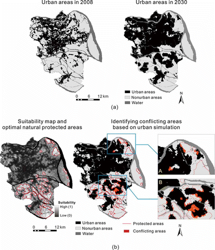 Figure 11. Coupling land use dynamics with the formation of natural protected areas.