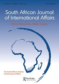 Cover image for South African Journal of International Affairs, Volume 22, Issue 2, 2015