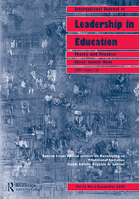 Cover image for International Journal of Leadership in Education, Volume 23, Issue 6, 2020