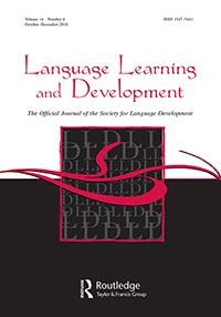 Cover image for Language Learning and Development, Volume 14, Issue 4, 2018