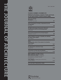 Cover image for The Journal of Architecture, Volume 20, Issue 6, 2015