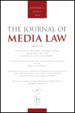 Cover image for Journal of Media Law, Volume 5, Issue 2, 2013