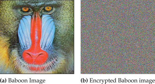 Figure 11. Analysis of the results for encryption of Baboon image.