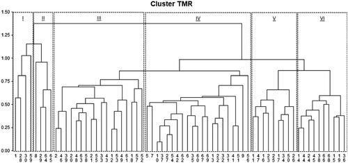 Figure 1. Dendrogram of cluster analysis.