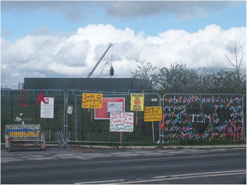 Figure 2. Cuadrilla’s Preston New Road site, April 2019. Source: Authors.