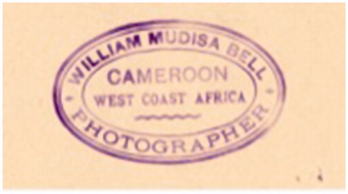 Figure 2 William Mudisa Bell stamp