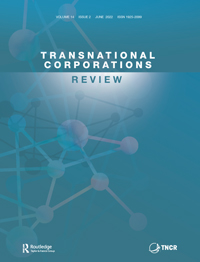 Cover image for Transnational Corporations Review, Volume 14, Issue 2, 2022