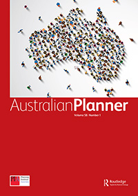 Cover image for Australian Planner, Volume 56, Issue 1, 2020