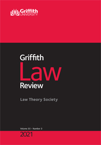 Cover image for Griffith Law Review, Volume 30, Issue 3, 2021