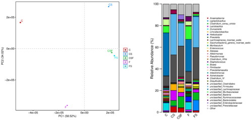 Figure 14. Bacterial distribution of each group of samples.