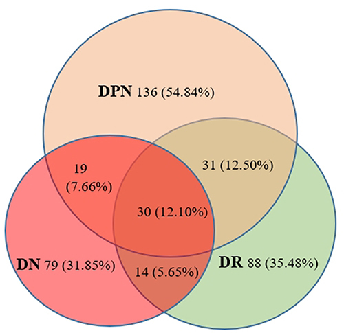 Figure 1 Prevalence of diabetic microvascular complications.